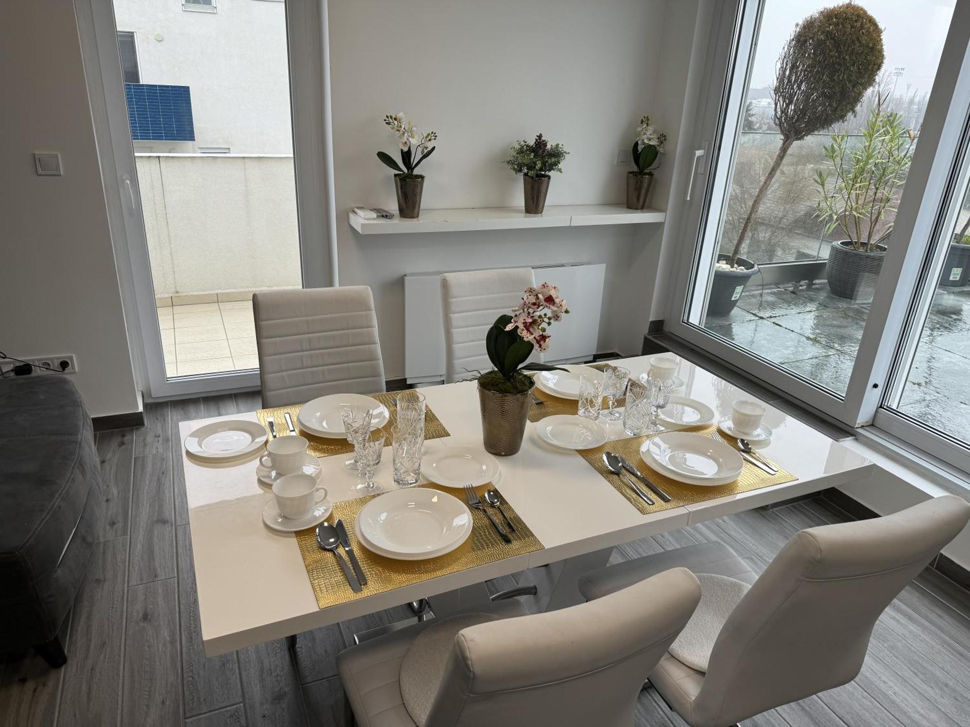Apartment Paskal Rose Luxury Penthouse With Free Parking Budapest